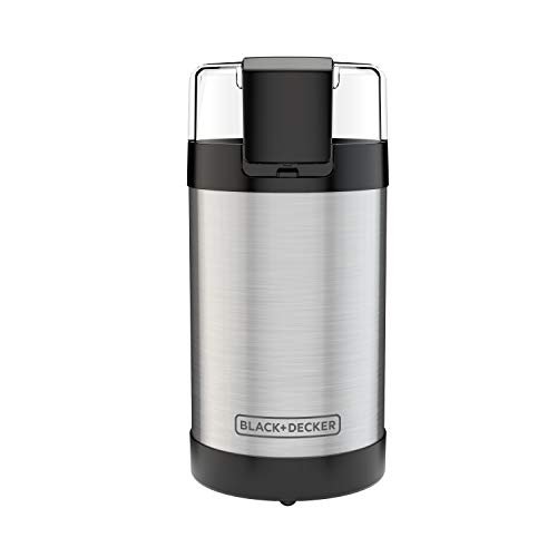 Black & Decker CBG110SC Easy Touch Electric Smartgrind Coffee & Spice Grinder, Black