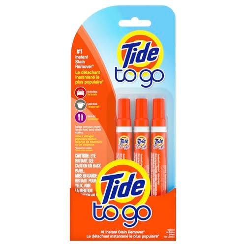 Tide To Go Instant Stain Remover Liquid Pen, 3 Count