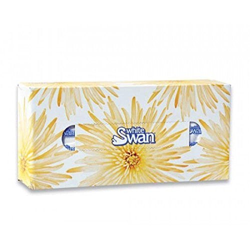 Version 1.0.0 White Swan ® 2-Ply Facial Tissue, 100 Sheets per Box, 30 Pack, 3000 Count - Image 1