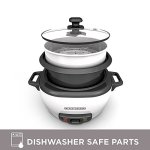 BLACK+DECKER 2-in-1 Rice Cooker & Food Steamer - 6-Cup Capacity, Automatic Keep Warm, Nonstick Bowl, Steaming Basket - Effortless Cooking - Image 7