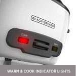 BLACK+DECKER 2-in-1 Rice Cooker & Food Steamer - 6-Cup Capacity, Automatic Keep Warm, Nonstick Bowl, Steaming Basket - Effortless Cooking - Image 6