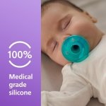 Philips Avent Soothie Pacifier 0-3m, green/green, 4 pack, SCF190/41 - Image 5