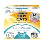 Tidy Cats Instant Action Cat Litter, LightWeight Multi-Cat - 5.44 kg Box