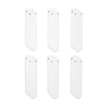 Nike Unisex Everyday Cushioned Training Crew Socks (6 Pairs), White/Black, Large - Image 4