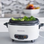 BLACK+DECKER 2-in-1 Rice Cooker & Food Steamer - 6-Cup Capacity, Automatic Keep Warm, Nonstick Bowl, Steaming Basket - Effortless Cooking - Image 5