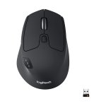 Logitech M720 Triathalon Full Size Multi-Device Wireless Mouse - Black