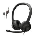 Logitech H390 Wired Headset PC/Laptop Stereo Headphones, USB-A, Black