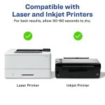 Avery Address Labels, Sure Feed and Easy Peel Technology, Glossy White Labels, 1" x 2-5/8", Permanent Adhesive, Laser/Inkjet, 300 Total (6525) - Image 8
