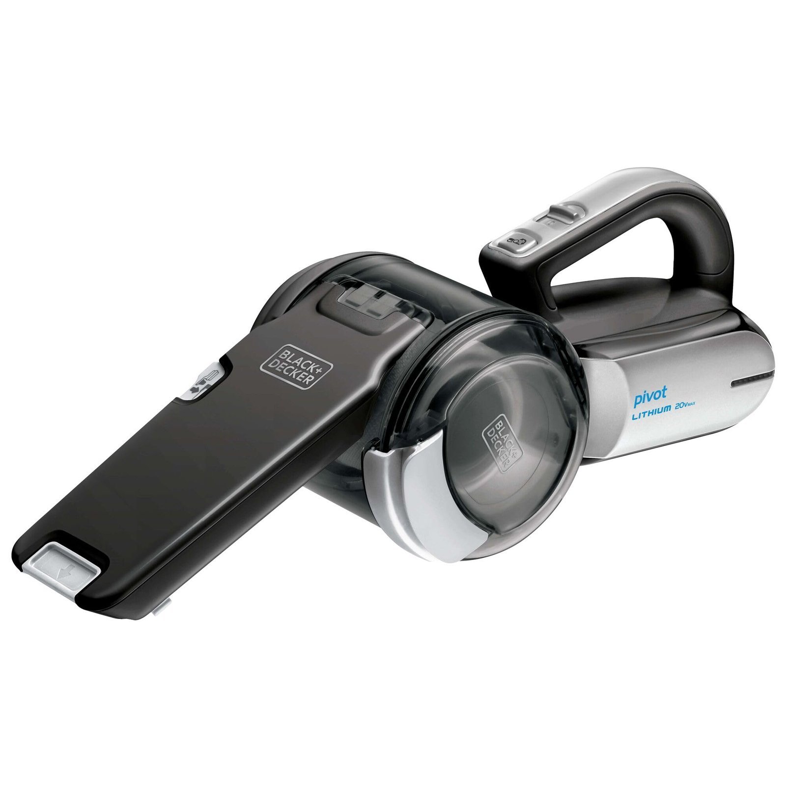 61EKK2IYlcL.jpg BLACK+DECKER dust buster PIVOT VAC Handheld Vacuum Cordless, Car Vacuum Portable Rechargeable, Extendible Crevice Tool and 200 Degree Pivoting Nozzle, Strong Suction, Lightweight (BDH2000PL) - Image 1