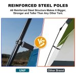 UNP 6 Person Tents for Camping Waterproof Family Cabin Tent with Rainfly - Image 5