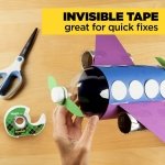 Scotch Magic Tape, Invisible, 6 Tape Rolls with Dispenders - Image 8