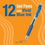 BIC Gelocity Pro Gel Pen, Medium Point, 0.7 mm, 12-Count, Blue Ink - Image 7