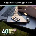 Lexar Workflow CFexpress Type B 4.0 Card Reader, Up to 40Gbps, USB-C - Image 2