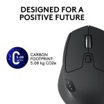 Logitech M720 Triathalon Full Size Multi-Device Wireless Mouse - Black - Image 11