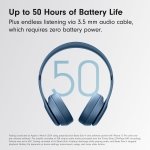 Beats Solo 4 - Wireless On-Ear Bluetooth Headphones, Up to 50-Hour Battery Life, Ultra-Lightweight Comfort, Powerful and Balanced Sound, Apple & Android Compatible - Slate Blue - Image 5