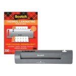 Scotch Thermal Laminator and Pouch Bundle, 2 Roller System, Laminate up to 9" Wide (TL901X) with Scotch Laminating Pouches, 200-Pack (TP3854-200)