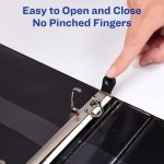 Avery® Heavy-Duty View 3 Ring Binder, 2" Rings, 1 Pacific Blue Binder - Image 5