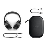 Bose QuietComfort Headphones - Wireless Bluetooth Headphones, Active Over Ear Noise Cancelling and Mic, USB-C Charging, Deep Bass, Up to 24 Hours of Playtime, Black - Image 6