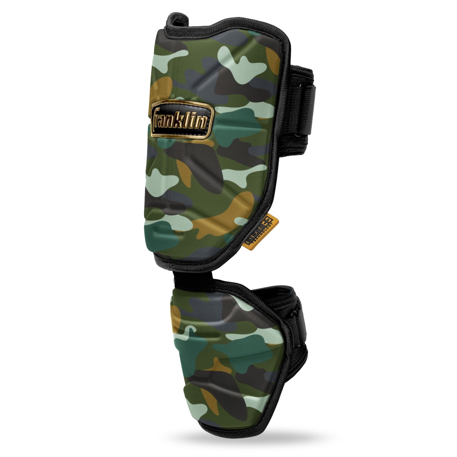 Franklin Sports PRT Baseball + Softball Elbow Guard - Youth - Camo/Gold