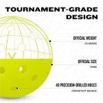 Franklin Sports x-40 Performance Outdoor Pickleballs - Usapa Approved (12 Pack) - Image 5