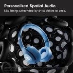 Beats Solo 4 - Wireless On-Ear Bluetooth Headphones, Up to 50-Hour Battery Life, Ultra-Lightweight Comfort, Powerful and Balanced Sound, Apple & Android Compatible - Slate Blue - Image 4