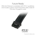 ASUS ROG Strix 1000W Platinum (Fully Modular Power Supply, 80 Plus Platinum Certified, ATX 3.1, Cybenetics Lambda A+, GaN MOSFET, GPU-First Intelligent Voltage Stabilizer, 10-Year Warranty) - Image 5