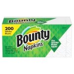Bounty Quilted Napkins, White, 100 Count (Pack of 2)