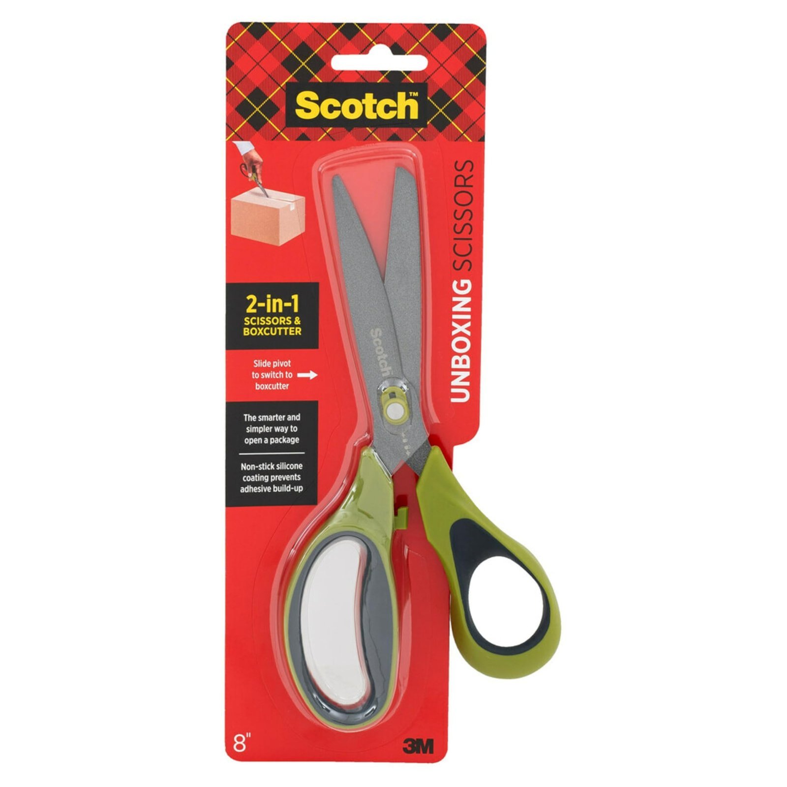 Scotch Non-Stick Unboxing Scissors, 8-inch