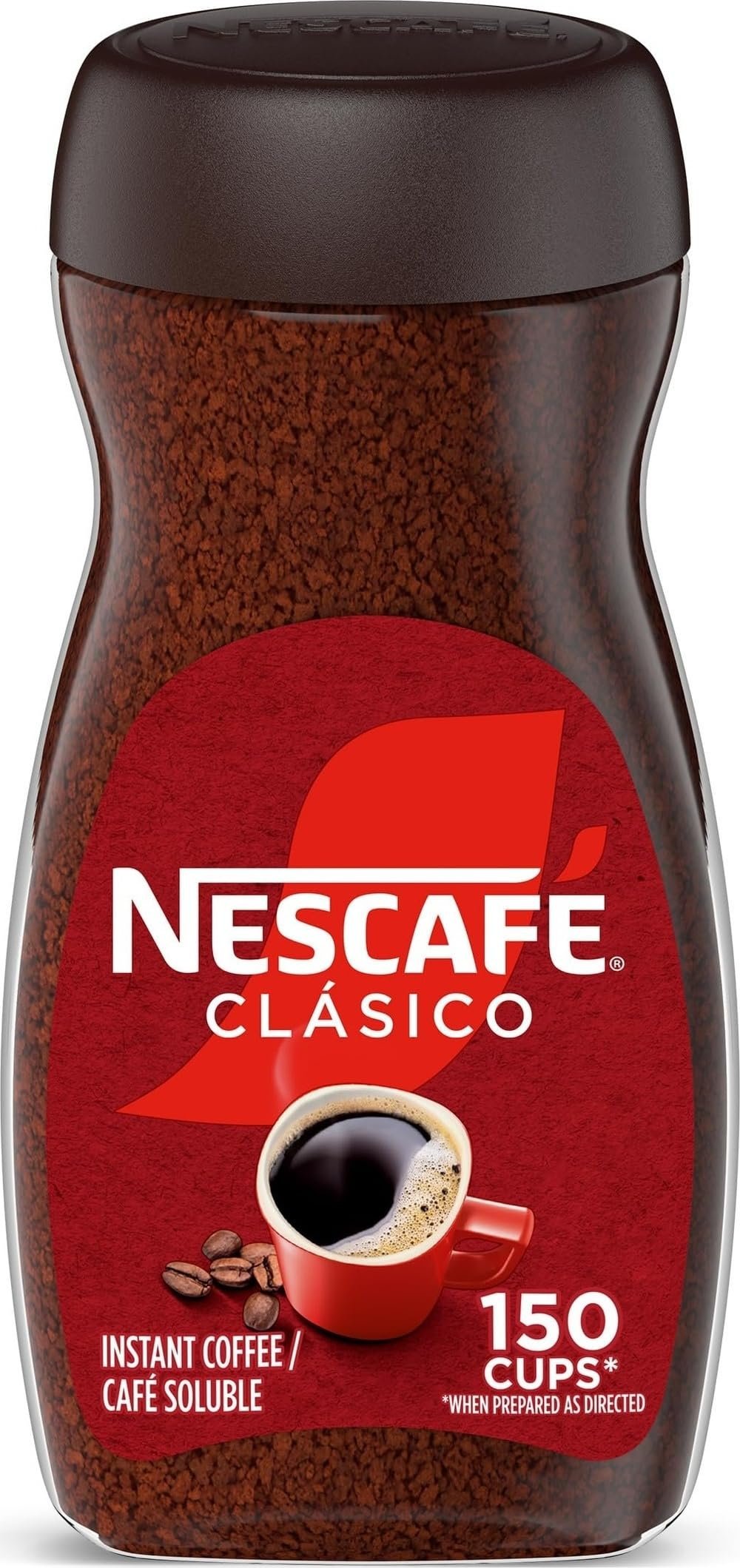 71kG0RTGtxL.jpg NESCAFÉ Clasico Dark Roast Instant Coffee, 10.5 oz Jar - Image 1
