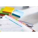 Post-it Sticky Tabs, 1 in. x 1.5 in., 4 Pads of Book Tabs in Assorted Bright Colors for Bookmarking, Annotating, Reading, and Reminders, Blue, Yellow, Pink, and Purple (88 Total Count) - Image 10