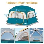 UNP 6 Person Tents for Camping Waterproof Family Cabin Tent with Rainfly - Image 3