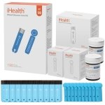 iHealth Glucose Test Strips & Lancets, 100 Each, No Coding