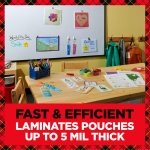 Scotch Thermal Laminator and Pouch Bundle, 2 Roller System, Laminate up to 9" Wide (TL901X) with Scotch Laminating Pouches, 200-Pack (TP3854-200) - Image 5