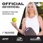Franklin Sports x-40 Performance Outdoor Pickleballs - Usapa Approved (12 Pack) - Image 2