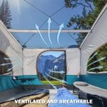 UNP Cube Tent for Camping, 10x10 Pop Up Canopy Attachment, Ocean Blue - Image 3