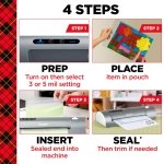 Scotch Thermal Laminator and Pouch Bundle, 2 Roller System, Laminate up to 9" Wide (TL901X) with Scotch Laminating Pouches, 200-Pack (TP3854-200) - Image 7