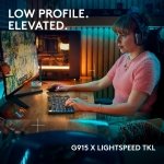 Logitech G915 X Lightspeed TKL Wireless Gaming Keyboard (Clicky) - Black - Image 2