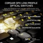 Corsair Vanguard AIR 99 Wireless RGB Gaming Keyboard – US QWERTY – Black - Image 4