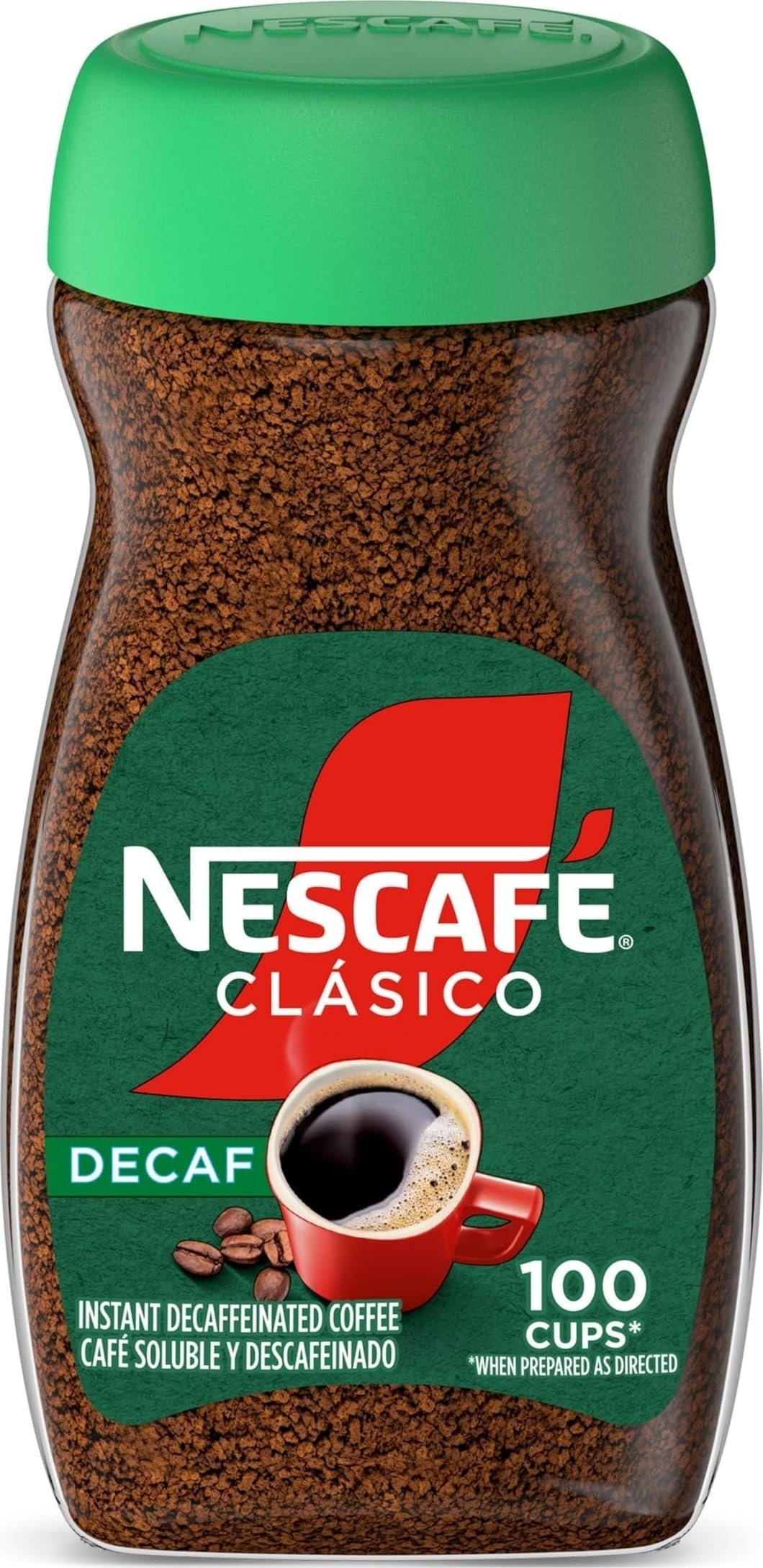 NESCAFÉ Clasico Decaf Dark Roast Instant Coffee, 7 oz Jar