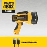 STANLEY SL10LEDS Rechargeable 2200 Lumen Lithium Ion Spotlight with USB - Image 3