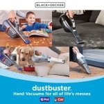 BLACK+DECKER dust buster PIVOT VAC Handheld Vacuum Cordless, Car Vacuum Portable Rechargeable, Extendible Crevice Tool and 200 Degree Pivoting Nozzle, Strong Suction, Lightweight (BDH2000PL) - Image 9