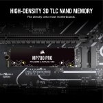 Corsair MP700 PRO 2TB M.2 PCIe Gen5 x4 NVMe 2.0 SSD – M.2 2280 – Up to 12,400MB/sec Sequential Read – High-Density TLC NAND – Black - Image 6