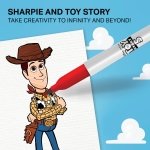 Sharpie Permanent Markers, Toy Story 5 Packaging, Assorted, Fine Point, 24 Count - Image 5