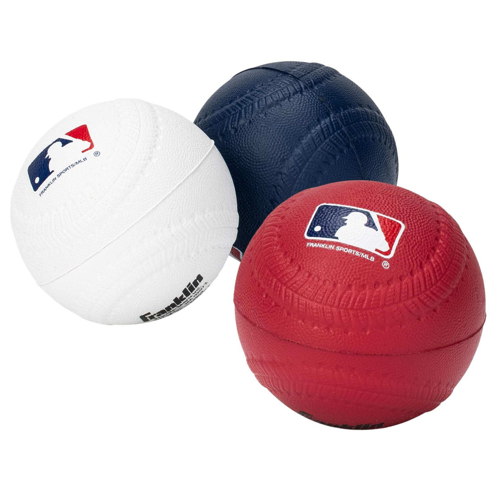 Franklin Sports MLB Foam Baseballs - 3 Pack