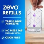 Zevo Flying Insect Trap Refill Cartridges for Fruit Flies & Gnats, 4 Count - Image 3