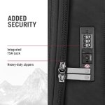 Victorinox Crosslight Large Softside Case - Large Travel Luggage with Spinner Wheels - Premium Traveling Essentials - Includes Foldable Pack Light Organizer - 106 Liter, Black - Image 4