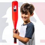 Franklin Sports MLB Kids Jumbo Plastic Bat - Red - Backyard Baseball - Image 7